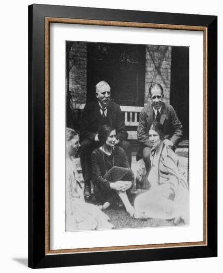 E. Rutherford Together with Niels Bohr-Peter Fowler-Framed Photographic Print