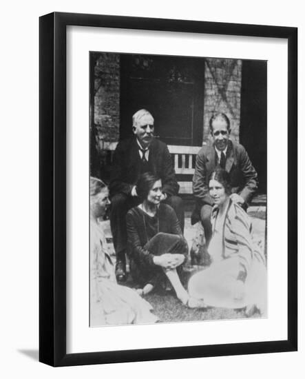 E. Rutherford Together with Niels Bohr-Peter Fowler-Framed Photographic Print