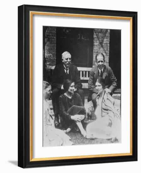 E. Rutherford Together with Niels Bohr-Peter Fowler-Framed Photographic Print