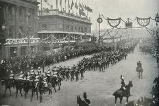 'The Royal Procession: The Royal Horse Artillery Passing St. George's Circus, Borough', 1897-E&S Woodbury-Giclee Print