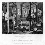 The Fellow Prentices at their Looms, Plate I of Industry and Idleness, 1833-E Smith-Mounted Giclee Print