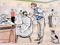 At the Barber and Reading 'Le Jockey', c.1905-E. Thelem-Framed Giclee Print