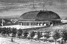 Tabernacle of the Grand Temple of the Mormons, USA, 19th Century-E Therond-Premier Image Canvas