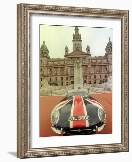 E Type Jaguar Car, September 1999-null-Framed Photographic Print