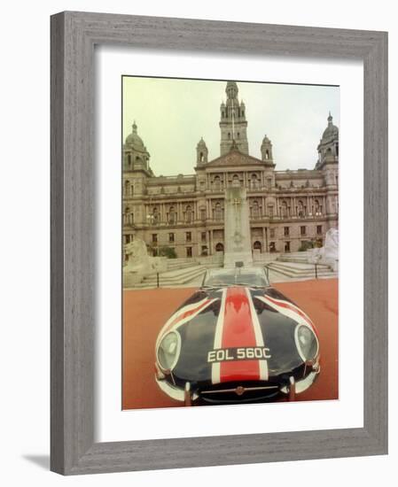 E Type Jaguar Car, September 1999-null-Framed Photographic Print