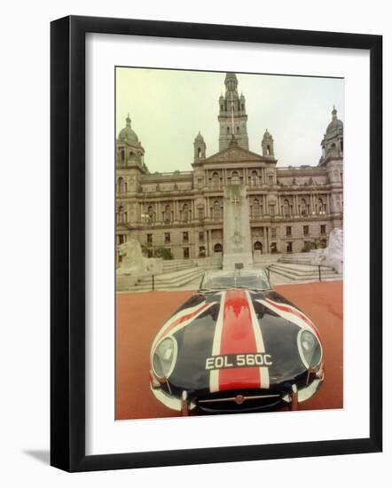 E Type Jaguar Car, September 1999-null-Framed Photographic Print