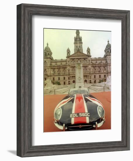 E Type Jaguar Car, September 1999-null-Framed Photographic Print