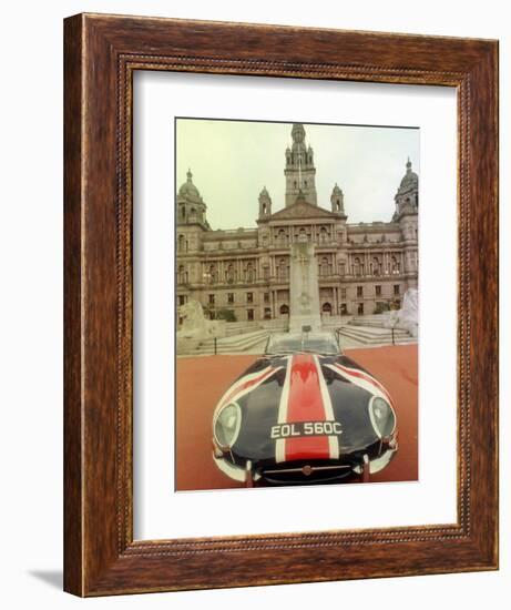 E Type Jaguar Car, September 1999-null-Framed Photographic Print