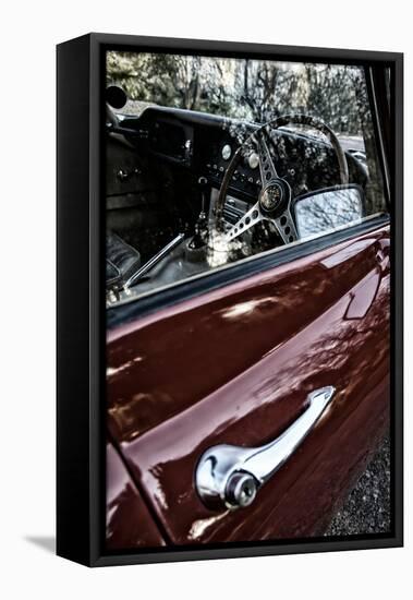 E-Type Jaguar-Tim Kahane-Framed Premier Image Canvas