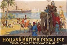 Holland British India Line Poster-E.V. Hove-Premier Image Canvas