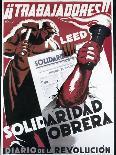 Republican Spanish Civil War Poster-E. Vicente-Framed Premium Giclee Print