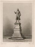 Immanuel Kant German Philosopher: Commemorative Statue in Konigsberg-E. Wagner-Framed Art Print