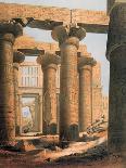 Hall at Karnak, Egypt, 19th Century-E Weidenbach-Premier Image Canvas