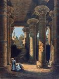 The Temple of Esneh, 19th Century-E Weidenbach-Framed Giclee Print