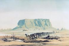 View of Mount Barkal, Sudan, 1842-1845-E Weidenbach-Framed Giclee Print