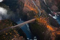 Victoria Falls Seen from the Air, Zambia/Zimbabwe-e2dan-Photographic Print