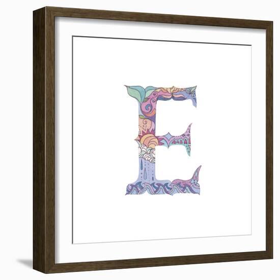 E-Green Girl-Framed Giclee Print