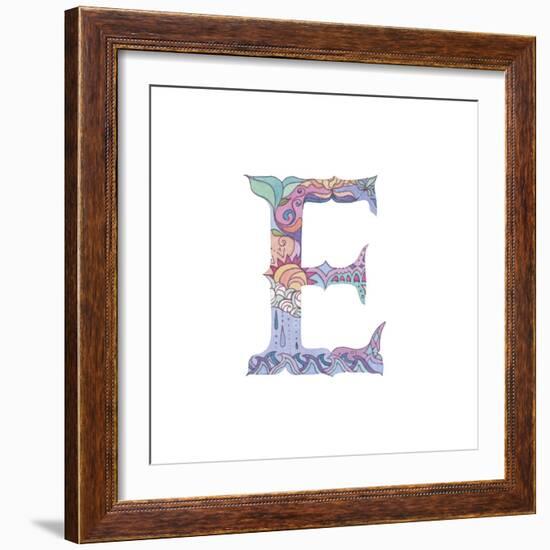 E-Green Girl-Framed Giclee Print