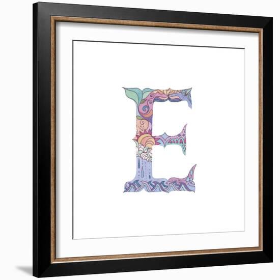 E-Green Girl-Framed Giclee Print