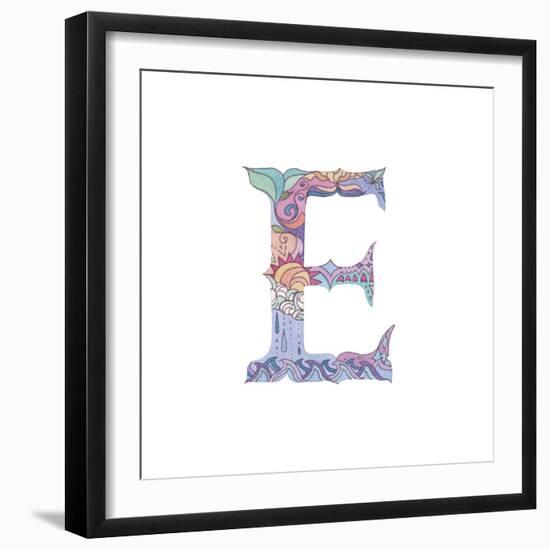 E-Green Girl-Framed Giclee Print