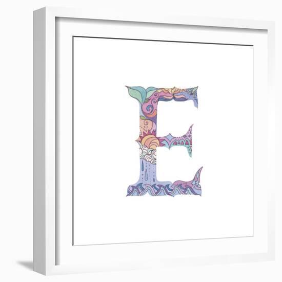 E-Green Girl-Framed Giclee Print