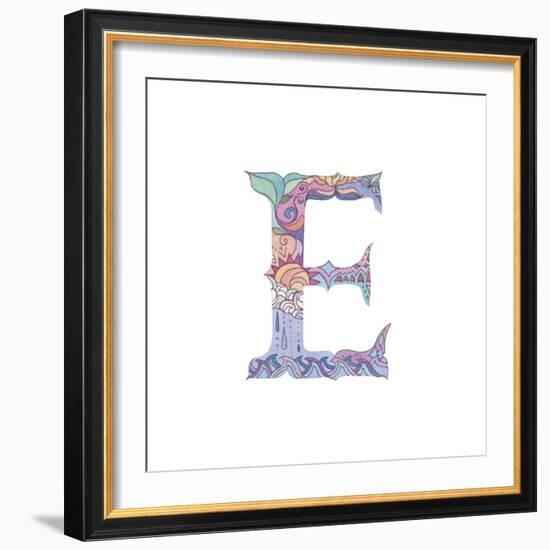 E-Green Girl-Framed Giclee Print