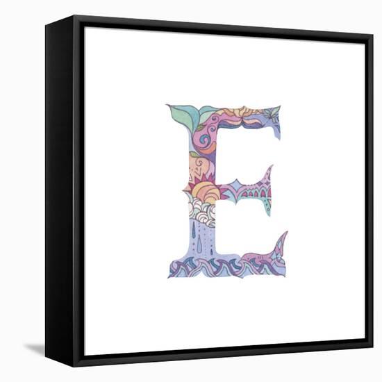 E-Green Girl-Framed Premier Image Canvas