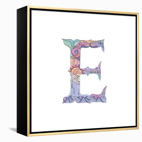 E-Green Girl-Framed Premier Image Canvas