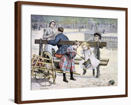 Each Age Has its Pleasures, 1895-Paul Charles Chocarne-moreau-Framed Giclee Print