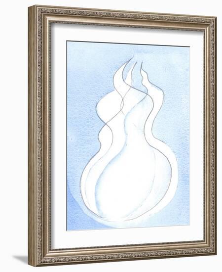 Each Divine Person, Each Flame, Possesses the Same Divine Nature. Together They are One God, One Fi-Elizabeth Wang-Framed Giclee Print