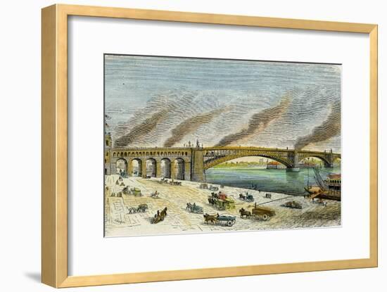 Eads Bridge, St Louis, Missouri, USA, C1874-null-Framed Giclee Print