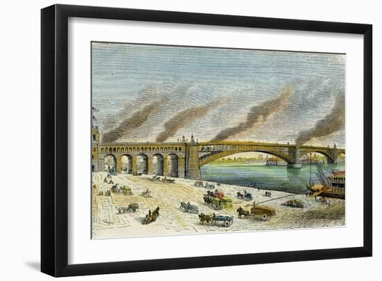 Eads Bridge, St Louis, Missouri, USA, C1874-null-Framed Giclee Print
