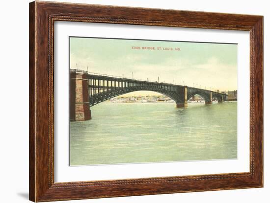 Eads Bridge, St. Louis, Missouri-null-Framed Art Print