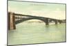 Eads Bridge, St. Louis, Missouri-null-Mounted Art Print