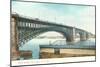 Eads Bridge, St. Louis, Missouri-null-Mounted Art Print