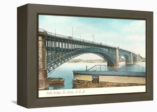 Eads Bridge, St. Louis, Missouri-null-Framed Stretched Canvas