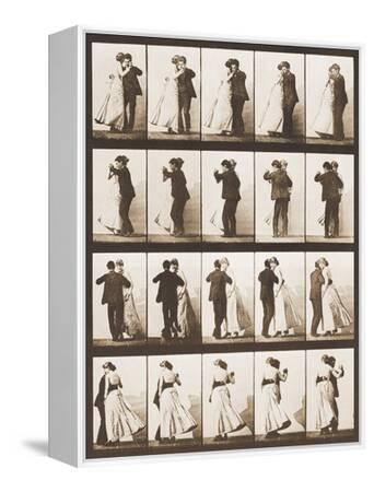The Waltz' Giclee Print - Eadweard Muybridge | Art.com