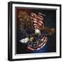 Eagle and Guns-FlyLand Designs-Framed Giclee Print
