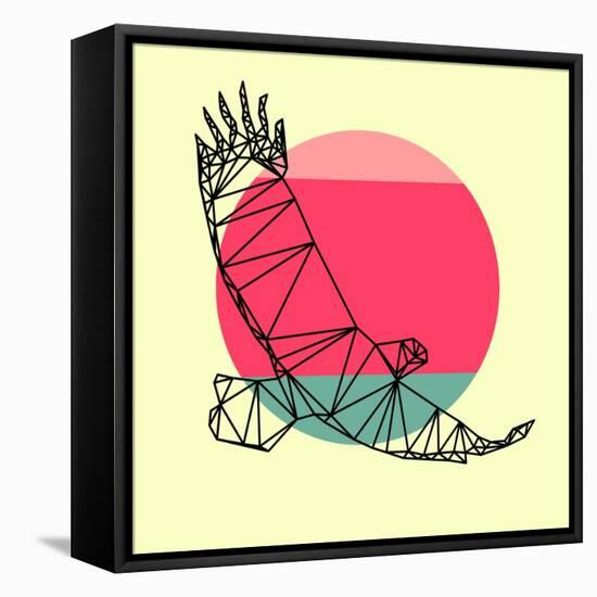 Eagle and Sunset-Lisa Kroll-Framed Stretched Canvas