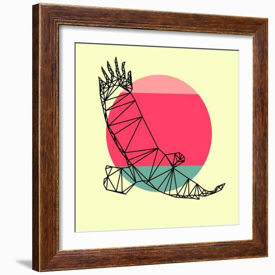 Eagle and Sunset-Lisa Kroll-Framed Art Print