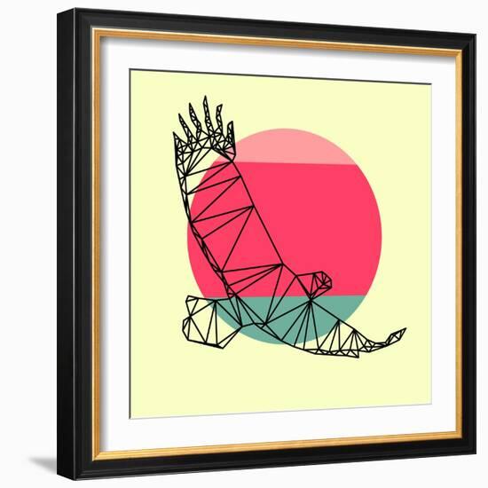 Eagle and Sunset-Lisa Kroll-Framed Art Print