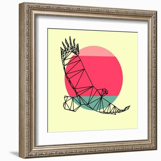 Eagle and Sunset-Lisa Kroll-Framed Art Print