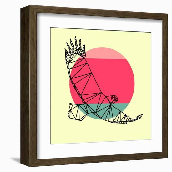 Eagle and Sunset-Lisa Kroll-Framed Art Print