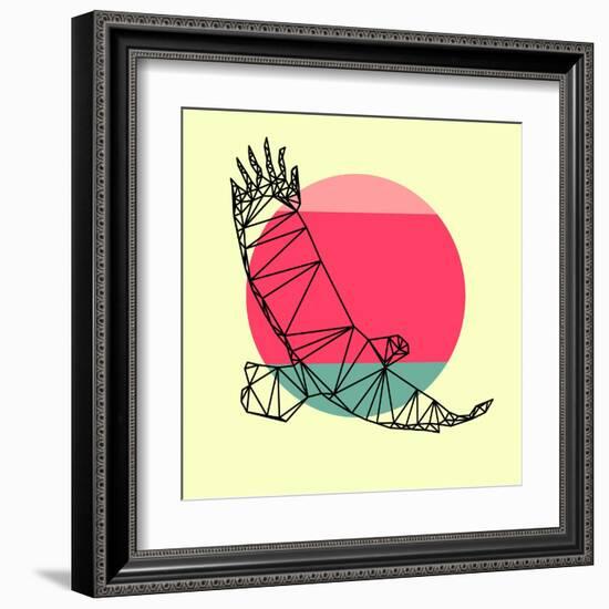 Eagle and Sunset-Lisa Kroll-Framed Art Print