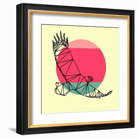 Eagle and Sunset-Lisa Kroll-Framed Art Print