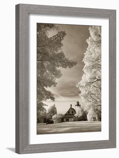 Eagle Bluff Lighthouse #2, Door County, Wisconsin '12-Monte Nagler-Framed Photographic Print