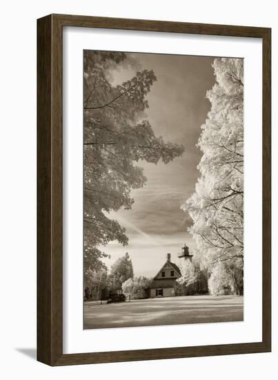 Eagle Bluff Lighthouse #2, Door County, Wisconsin '12-Monte Nagler-Framed Photographic Print