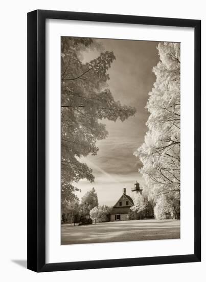 Eagle Bluff Lighthouse #2, Door County, Wisconsin '12-Monte Nagler-Framed Photographic Print