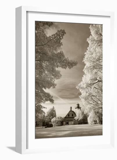 Eagle Bluff Lighthouse #2, Door County, Wisconsin '12-Monte Nagler-Framed Photographic Print