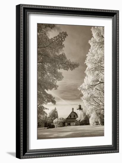 Eagle Bluff Lighthouse #2, Door County, Wisconsin '12-Monte Nagler-Framed Photographic Print